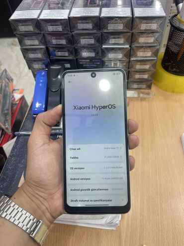 Xiaomi: Xiaomi Redmi Note 12, 128 GB, 
 Barmaq izi, Face ID