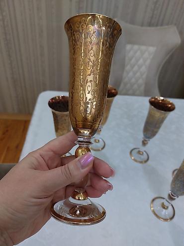 Дом и сад: Бокалы, цвет - Золотой, Стекло, Набор из 6 шт. — 4