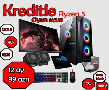 Masaüstü kompüterlər və iş stansiyaları: Kreditle!😍Kreditle!Kreditle kampyuter yalniz bizde😍 Ejdaha