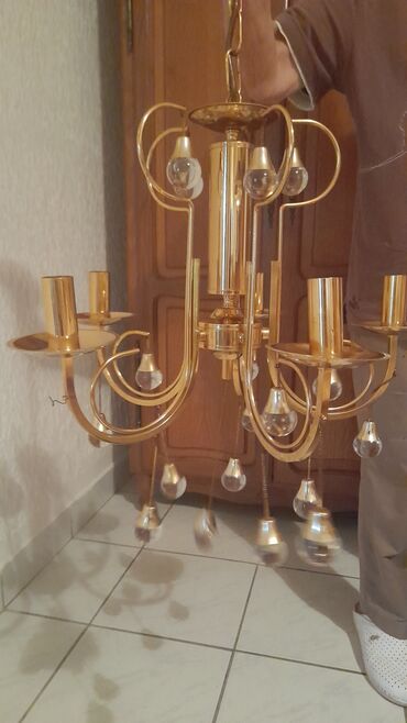 lidl ventilator luster: Chandelier, color - Green, Used