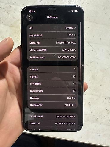 iphone 11 pro max 512: IPhone 11 Pro Max, 256 GB, Matte Space Gray, Face ID, Simsiz şarj — 9