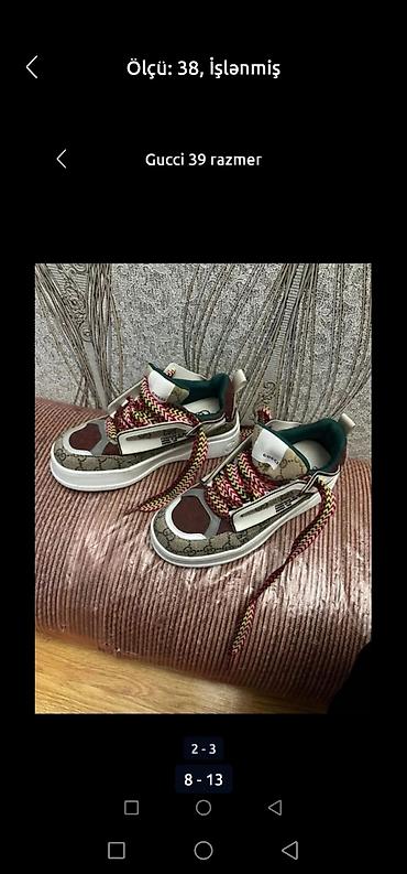 guccı: Krasovkalar gucci hər biri 20 azn çox baha alinib — 8