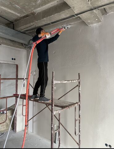 Штукатурка, шпаклевка: Декоративная штукатурка, Шпаклевка потолков, Шпаклевка стен | Акриловая вода эмульсия, Арт бетон, Текстурная Больше 6 лет опыта — 5