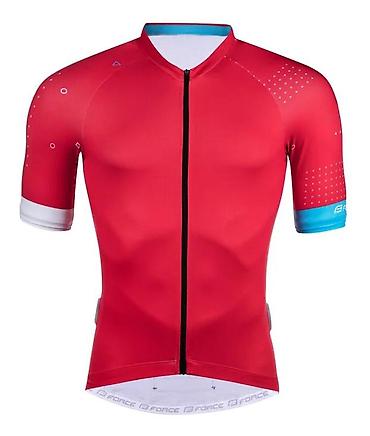Oprema za bicikliste: DRES FORCE GAME KRATKI RUKAV, CRVENA | Dres je dizajniran za — 1
