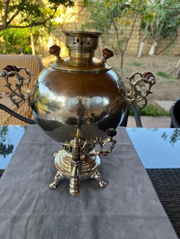 qədimi somavar: İşlənmiş Od Samovar, 7 l, Pulsuz çatdırılma