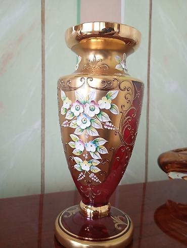 kompot: Çay dəsti, rəng - Qızılı, Şüşə — 1