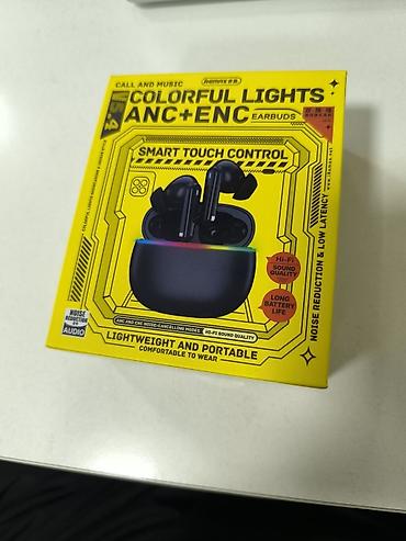 rant ace: Беспроводные наушники Remax Colorful Lights ANC+ENC - Активное — 2
