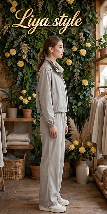Спортивная одежда: Спортивный костюм, Ветровка, Корея, На молнии, M, L, XL — 4