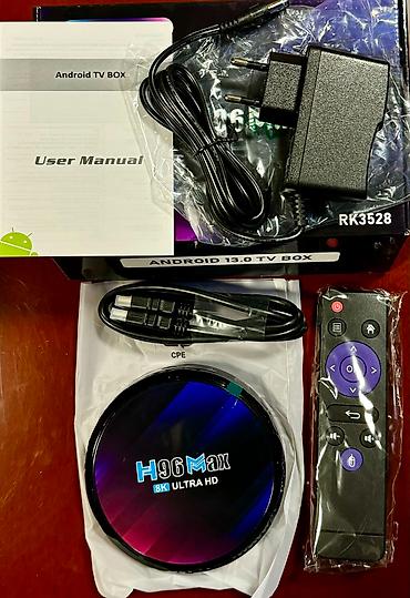 Smart TV bokslar: Yeni Smart TV boks 4 GB / 32 GB, Android, Ünvandan götürmə, Ödənişli çatdırılma, Rayonlara çatdırılma — 6