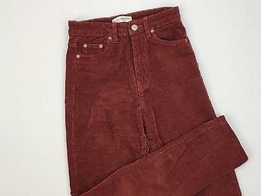 spodnie pull: PULL&BEAR, Spodnie materiałowe damskie, rozmiar 2XS — 1