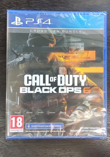 Oyun diskləri və kartricləri: Playstation 4 üçün call of duty black ops 6 oyun diski, tam yeni