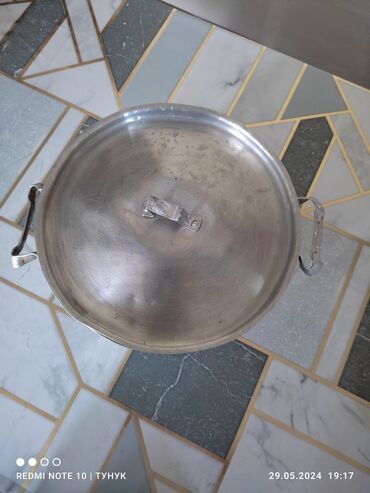 бытовая техника на кухне: Аллюминиевый кострюль тазаа жуулган