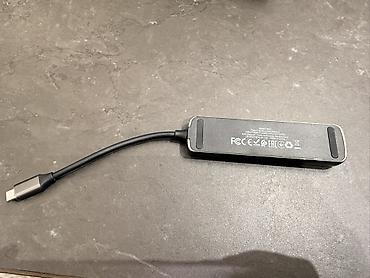 extender hdmi: USB-C хаб Hoco HB23, HDMI/USB3.0/USB2.0/RJ45/PD, 60 ВТ, 3 А — 4