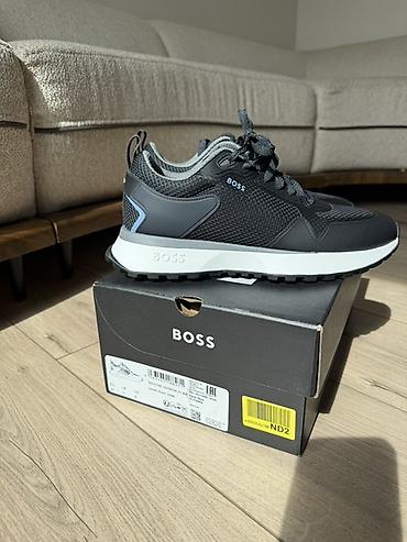 Мужская обувь: Кроссовки BOSS Jonah Runn Meth - Бренд: BOSS (Hugo Boss) - Модель — 3