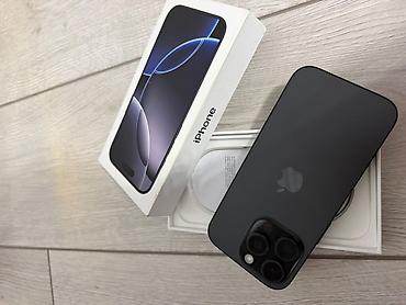 IPhone 16 Pro, Б/у, 128 ГБ, Black Titanium, Коробка, 88 %