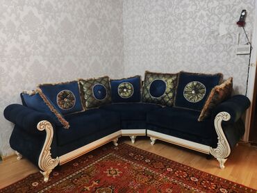 bazalı yataq: Künc divan, Açılan, Bazalı, Vеlur parça