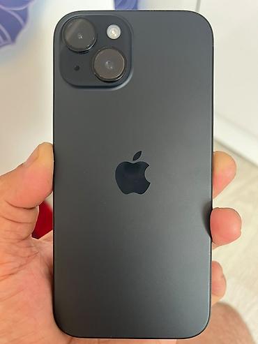 iphone 6s: IPhone 15, Б/у, 128 ГБ, Black Titanium, Коробка, Кабель, Чехол, 80 % — 1