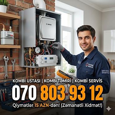 konbi: Kombi ustası xidməti – kombi təmiri və profilaktik servis. - — 1