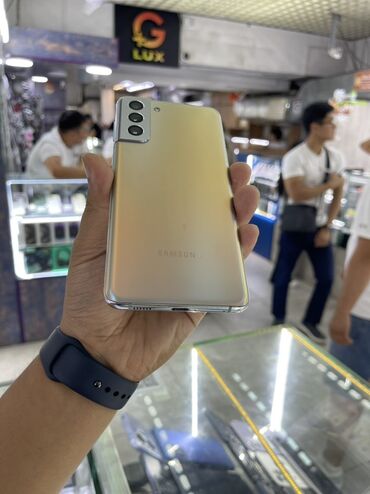 телефон на запчасти: Samsung Galaxy S21, Колдонулган, 128 ГБ, 2 SIM