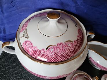 Kuhinjski setovi: Kuhinjski komplet USSR porcelan 1950g +. Ruski — 2