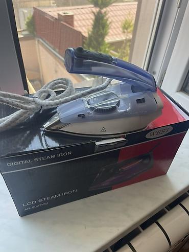 utu altligi: WEST LCD Steam Iron, model AR-9027YSI buxarlı ütü - Rəqəmsal (LCD) — 1