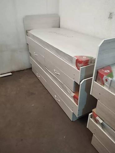 bunk bed: Односпальная кровать, Новый, С матрасом, длина - 190 см — 6