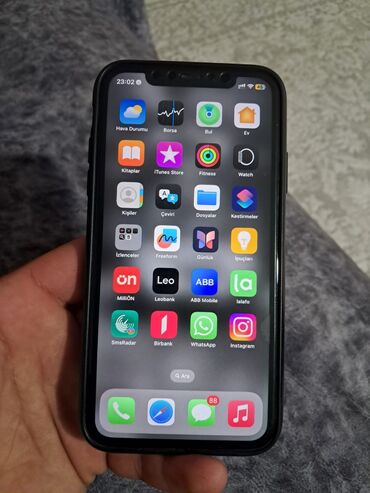 iphone 11 pro max dubai version: IPhone 11, 128 GB, Ağ, Face ID