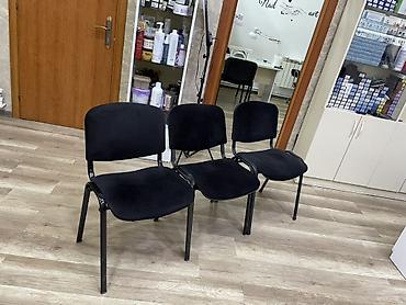 Ofis oturacaqları: Qara rəngli ofis/qarşılama kresloları – 3 ədəd 1 ededi 22 - — 1