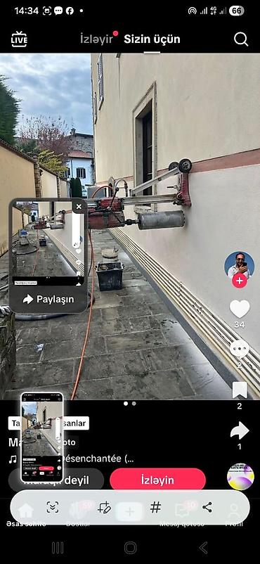 Beton işləri: Beton kəsmə və deşmə xidməti - Hilti və Husqvarna/professional — 22