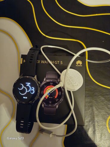 Smart saatlar: İşlənmiş, Smart saat, Huawei, Sensor ekran, rəng - Qara — 10