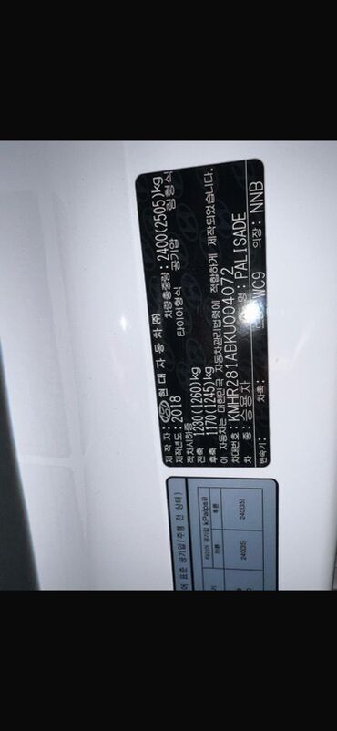 Hyundai: Hyundai Palisade: 2018 г., 2.2 л, Автомат, Дизель, Внедорожник — 18