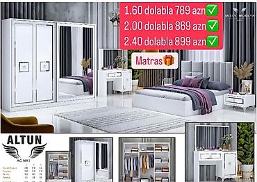 qida termosu: İkinəfərlik çarpayı, Dolab, Termo, 2 tumba, Azərbaycan, Yeni — 6