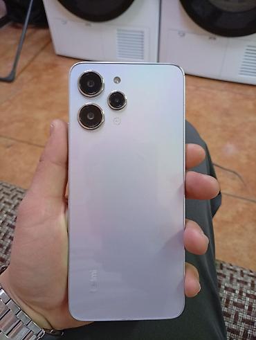 redmi note 12: Redmi, Redmi 12, Б/у, 128 ГБ, цвет - Серебристый, 2 SIM — 1