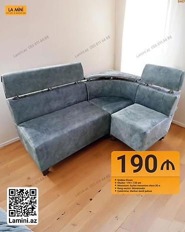Mətbəx divanı – La Mini - Ölçülər: 170 × 120 sm - Mexanizm: Açılan lalafo.az -da Mətbəx divanı – La Mini - Ölçülər: 170 × 120 sm - Mexanizm: Açılan