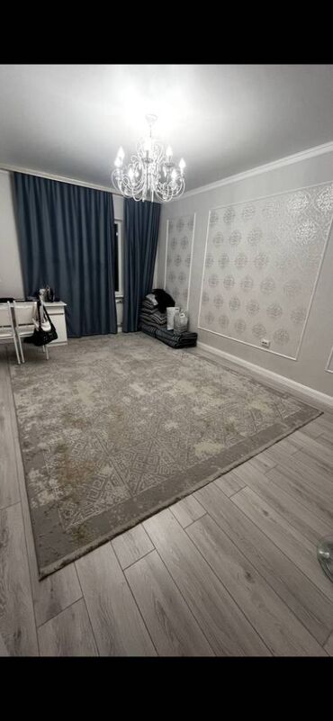 квартира бишкек ак ордо: 2 бөлмө, 54 кв. м, 105-серия, 2 кабат, Евроремонт