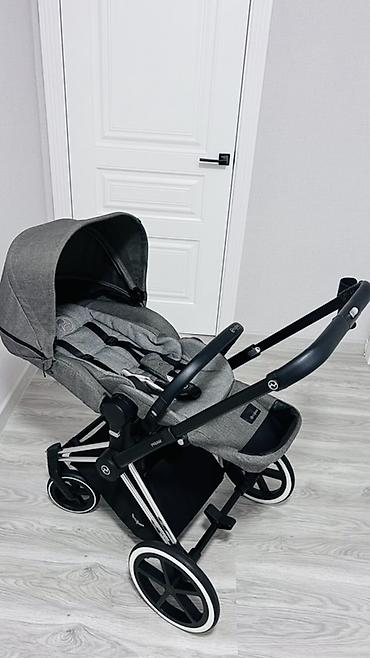 priam: Коляска, Cybex, цвет - Серебристый, Б/у, Самовывоз, Платная доставка — 5