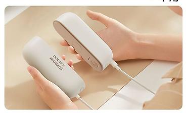 usb нагреватель: Портативный электрический грелка‑паурбанк Double Warmth - Двойной — 4