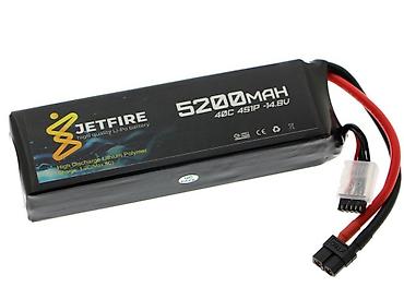 JetFire 14.8V 5200mAh 40C Li‑Po 4S batareya Yüngül və yüksək axınlı