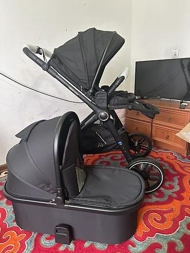 carrello коляска: Коляска, цвет - Черный, Б/у — 1