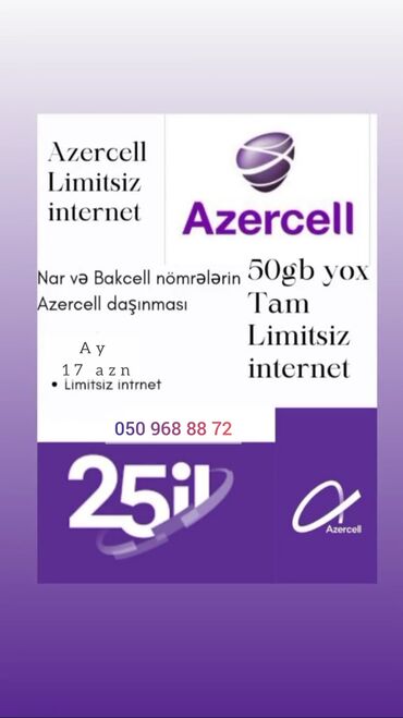 kon satisi v Azərbaycan | QARMONLAR: Limitsiz internet nömrələri satılır. Ayda cəmi 17 azn kontur