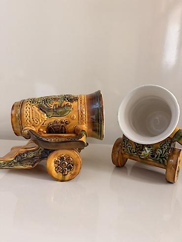Fiqurlar: Fiqur, Keramika, rəng - Sarı — 2