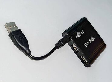 Другие аксессуары для компьютеров и ноутбуков: USB HUB, НАБ или USB - концентратор Prestigio (4-х