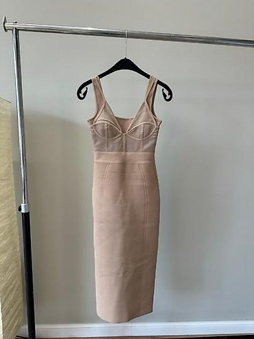 xxs: Платье Herve Léger Layered Bandage Midi Dress оригинал. Размер XXS — 6