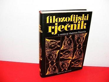 eldo design: FILOZOFIJSKI RJEČNIK u redakciji Vladimira Filipovica nakladni zavod — 1