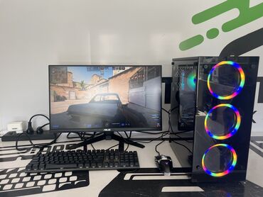 noutbuk klaviaturalari: Ideal Gaming PC 1350azn • Monitor 24inc 165Hz Asus • Prosessor