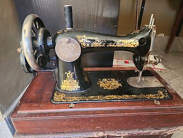 ağırlıq daşı: Antik tikiş maşını – The Singer Manufacturing Co. - Mexaniki, əl — 1