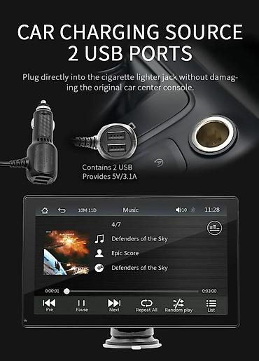 apple carplay: 🚗📱 Premium Apple CarPlay Monitoru 🎉 Avtomobilinizi ağıllı sistemə — 4