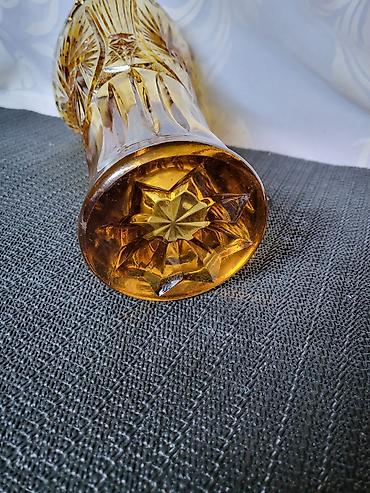 Ostali antikviteti: Vaza 1971g Zabkowice Poljska. Poljska vaza,presovano staklo,nigde — 13