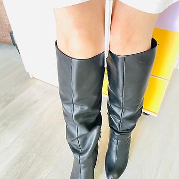 Сапоги: Сапоги, 36, CALYPSO LOVES YOU, Б/у, цвет - Черный — 2