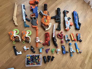 Игрушечное оружие: Böyük Nerf və oyuncaq blaster kolleksiyası Məzmun: - Müxtəlif ölçü və at lalafo.az — 1 Игрушечное оружие: Böyük Nerf və oyuncaq blaster kolleksiyası Məzmun: - Müxtəlif ölçü və — 1